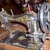 Rare Garcia Coffin Top Treadle Sewing Machine