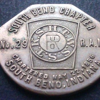 South Bend Chapter 1856 coin or token? - Advertising