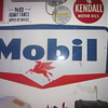 1959 Mobil Oil Porcelain Sign