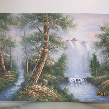 2 M.Scott Raised Relief Paintings - Visual Art