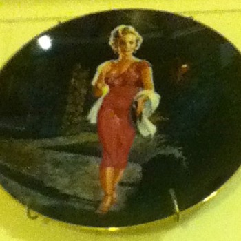 Marilyn Monroe Plate - Movies