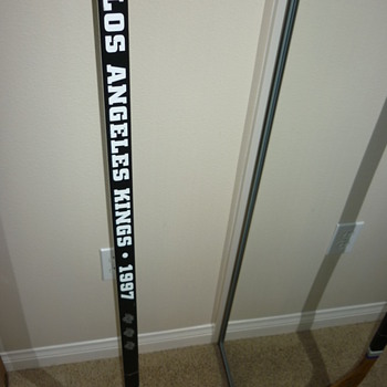 Marcel Dionne signed L.A. Kings 30-year commemorative stick