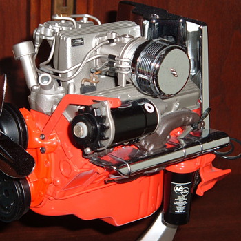 '57 Corvette fuel injection engine model - Model Cars
