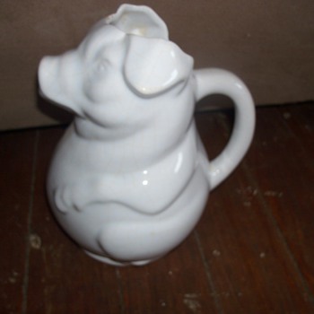 Ceramic milk pitcher - Art Pottery