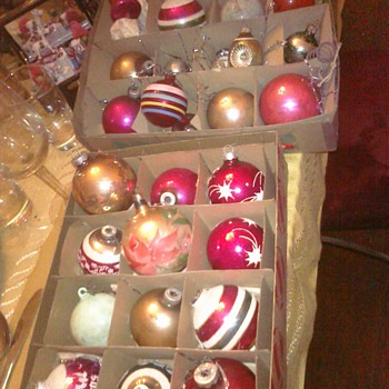 WWII Christma Ornaments - Christmas