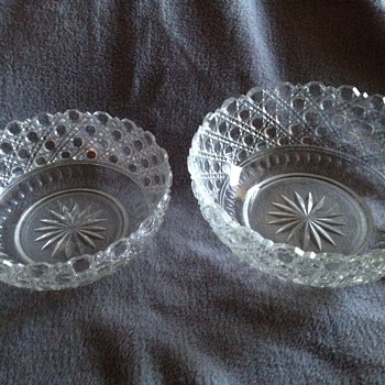 Companion pair of American Brillant Cut Glass. Maybe English? - Glassware