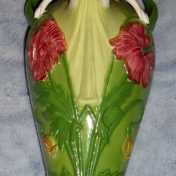 Aureta Figural Czech Republic Vase 14" - Pottery