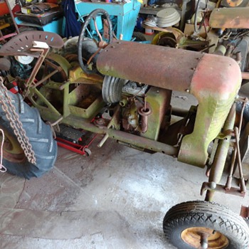 3 Copar Panzer Tractors two. 3 Wheeled & a 4 Wheeled one. & 1 Being restored - Tractors