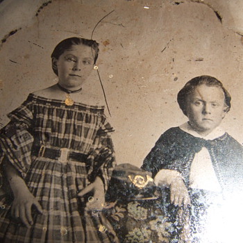 Civil War mourning tintype