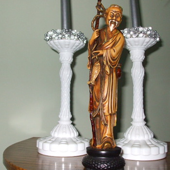 Help with Marks on Japanese/Chinese Fisherman FIGURINE Needed