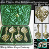 Four Victorian Silver Gilt Sugar Sifter Spoons Boxed by William Comyns 1889 