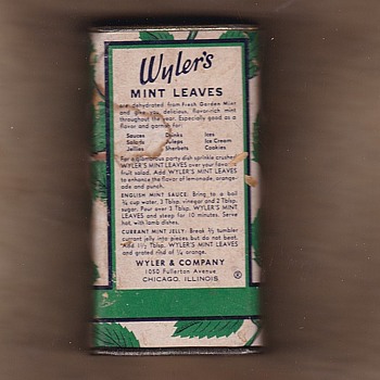 Wyler's Mint Leaves Tin