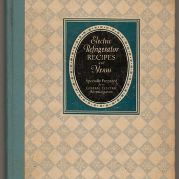  1929 - Electric Refrigerator Recipes and Menus