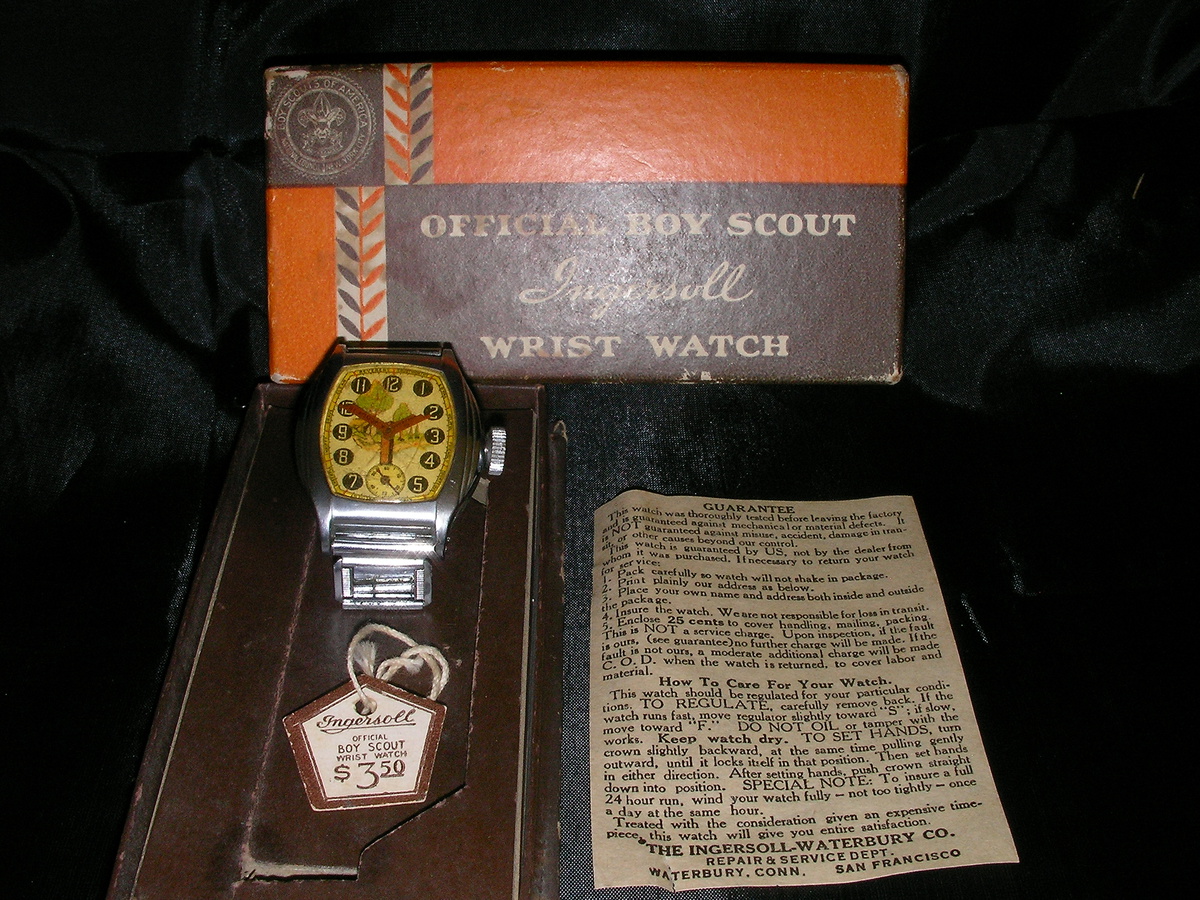 1937 Official Boy Scout Wrist Watch Variation 2 Collectors Weekly