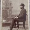 Cabinet card of Inventor and his Corn Popper