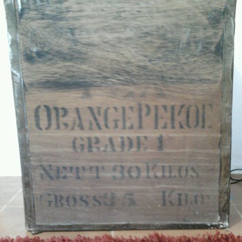 Importation tea box, "Té Supremo". - Kitchen