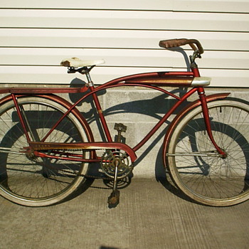 Old Sears tank style bicycle.