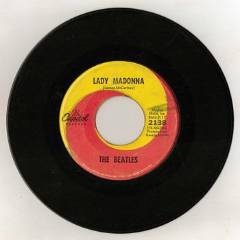 45rpm Record - "The Beatles" - 1968 - Records