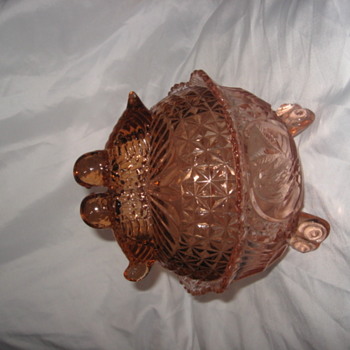 Pink Lovebirds Candy Dish - Glassware