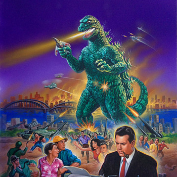 Godzilla King of the Monsters Original Video and LaserDisc Cover Art - Movies