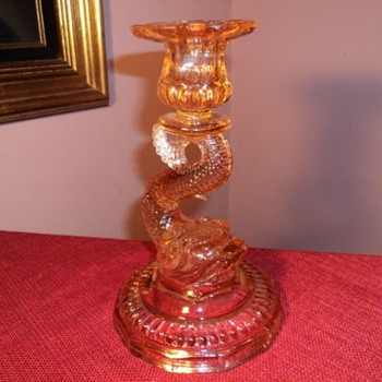 Sandwich Glass Candlestick ? Other ?
