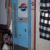 old pepsi machine it took 35 cent machine holds the 16 oz glass bottles 