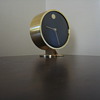 VINTAGE HOWARD MILLER MID CENTURY MODERN BRASS CLOCK - EAMES - GEORGE NELSON ERA