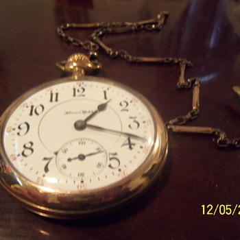 1916 Wadsworth Referre 21 ruby jewels double roller Illinois Watch Company 1522913 - Pocket Watches