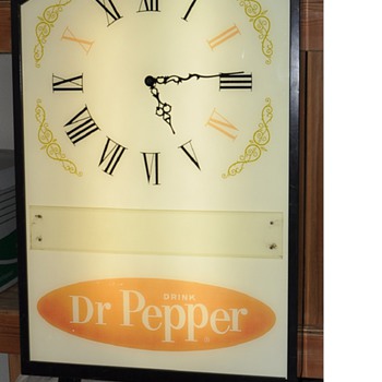 60's Dr. Pepper Restraunt Clock