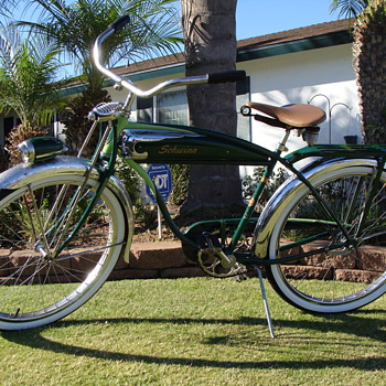 Kevins original 1950 schwinn panther. - Sporting Goods