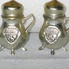 Silver "TEXAS" Salt and Pepper Shakers