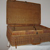 Early 1900's Wicker Rattan Suitcase   (Not A Picnic Basket)