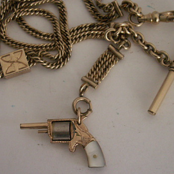 Revolver Watch Fob - Pocket Watches