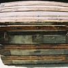 Steamer trunk, round top