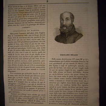 Girolamo Segato (article, mid-1800)