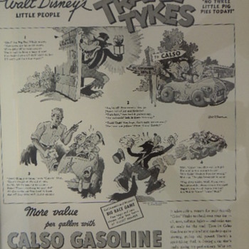 DISNEY CASLO GASOLINE AD - Advertising