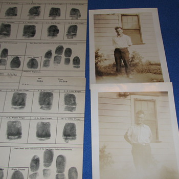 1931 Original Prisoner Photos from N.J. State Police - Photographs