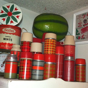 Vintage Thermos Bottles - Kitchen