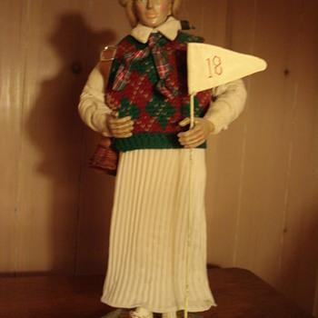 Female Golfer 15" on a stand - Dolls