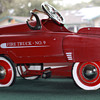 Unknown Fire truck NO.9  Pedal car R Stamped caps