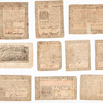 Shillings, What are these worth? - US Paper Money