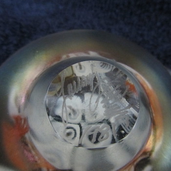Can you identify a signature? - Art Glass