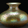 QUEZAL ART GLASS VASE, circa 1906