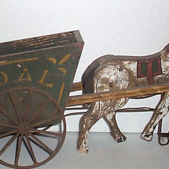 DAD'S TOY HORSE AND BUGGY
