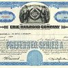 East Coast 1950s/60s Railroad Stock Certificates