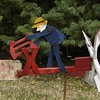 Man Sawing Log Whirligig
