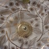 Floral cristal plate "Chance Glass"