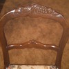 Carved back dining chair from Duncan Phyfe