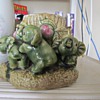 Baby Elephant Pottery Planter