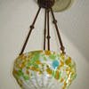 Czechoslovakia Mottled glass Shade Art Deco Ruckl or ?